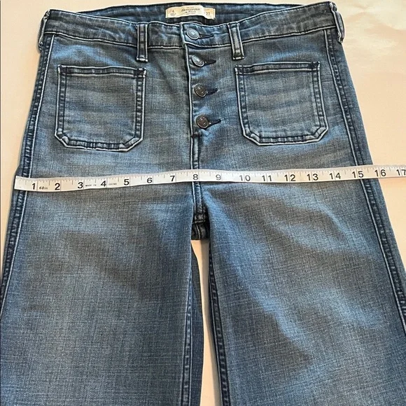 Abercrombie & Fitch Flare Leg High Rise Size 27 - Picture 5 of 16